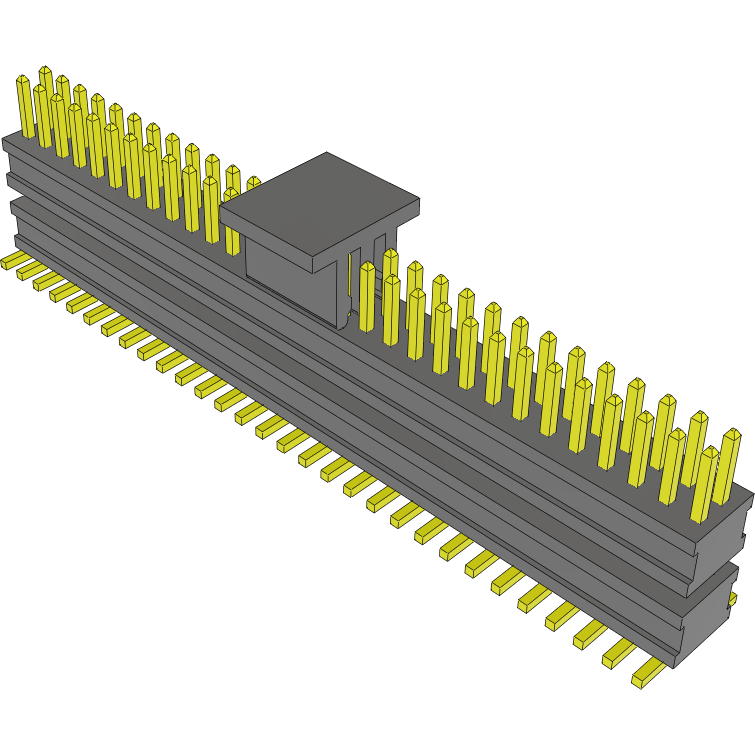 Samtec-FW-30-03-G-D-250-120-P-TR Piastre connettori e prese PCB Conn Board Stacker HDR 60 POS 1.27mm Solder ST Top Entry SMD FLEX STACK™ T/R