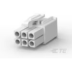 Conn Housing PL 6 POS 4.2mm Crimp ST Cable Mount Natural Bag