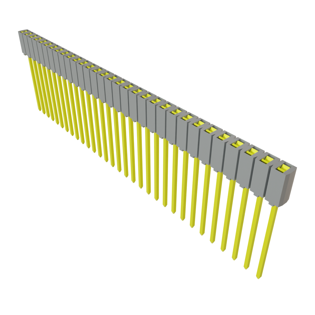 Samtec-SSA-131-W-G Connector Headers and PCB Receptacles Conn Socket Strip SKT 31 POS 2.54mm Solder ST Thru-Hole Bulk