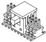 Samtec-ASP-137098-05 连接器插头及 PCB 插座 Conn Unshrouded Header HDR 40 POS 1.27mm Solder ST Top Entry SMD T/R