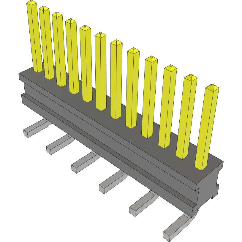 Samtec-FTR-112-52-S-S Connector Headers and PCB Receptacles Conn Unshrouded Header HDR 12 POS 1.27mm Solder ST Top Entry SMD Tube