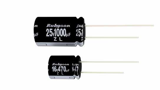 Rubycon Corporation-25ZL220MEFC8X11.5 Capacitor Aluminum Electrolytic Cap Aluminum Lytic 220uF 25V 20% (8 X 11.5mm) Radial 3.5mm 0.76A 3000h 105°C Bulk