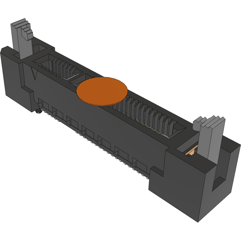 Samtec-HSEC8-125-01-S-DV-A-BLKTR Connector Card Edge Conn Card Edge SKT 50 POS 0.8mm Solder ST SMD EDGE RATE™ T/R