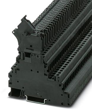 PHOENIX CONTACT-3214325 Bloques terminales del conector Conn Fuse Modular Terminal Block 4 POS 6.2mm Screw DIN Rail 30A
