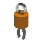 Keystone Electronics-5008 Steckverbinder, elektronisches Testgerät Conn Test Point 1 POS Solder ST Thru-Hole 1 Port