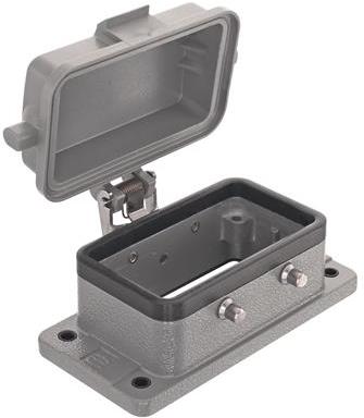 HARTING-09300101314 Schrumpfbalgenadapter Hood 180° 10 Shell Size Powder Die Cast Aluminum Han®