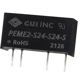 CUI Inc-PEME2-S24-D15-S DC to DC Converter and Switching Regulator Module Module DC-DC 24VIN 2-OUT -15V/15V -0.067A/0.067A 2W 5-Pin SIP Module Tube