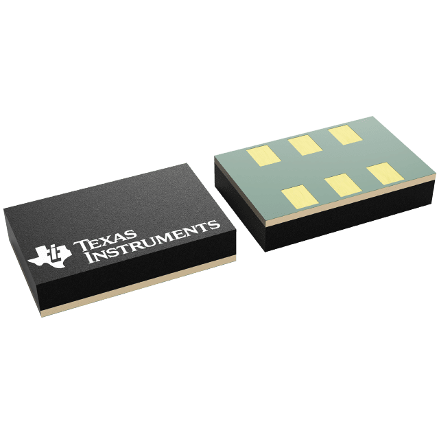 Texas Instruments-LMK62A2-266M66SIAR Oscillatore in cristallo SMD Oscillator XO 266.66MHz ±50ppm LVDS 55% 3.3V 6-Pin QFM SMD T/R