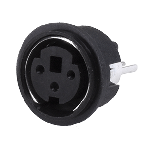 Same Sky (formerly CUI Devices)-MD-30SV Steckverbinder, rund Conn Circular DIN SKT 3 POS Solder ST Thru-Hole 3 Terminal 1 Port