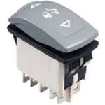 Switch Rocker ON ON DPDT Quick Connect/Solder Lug Rocker 5A 24VDC 150000Cycles