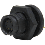 Conn Circular SKT 6 POS Crimp/Solder ST Panel Mount 6 Terminal 1 Port Bulk