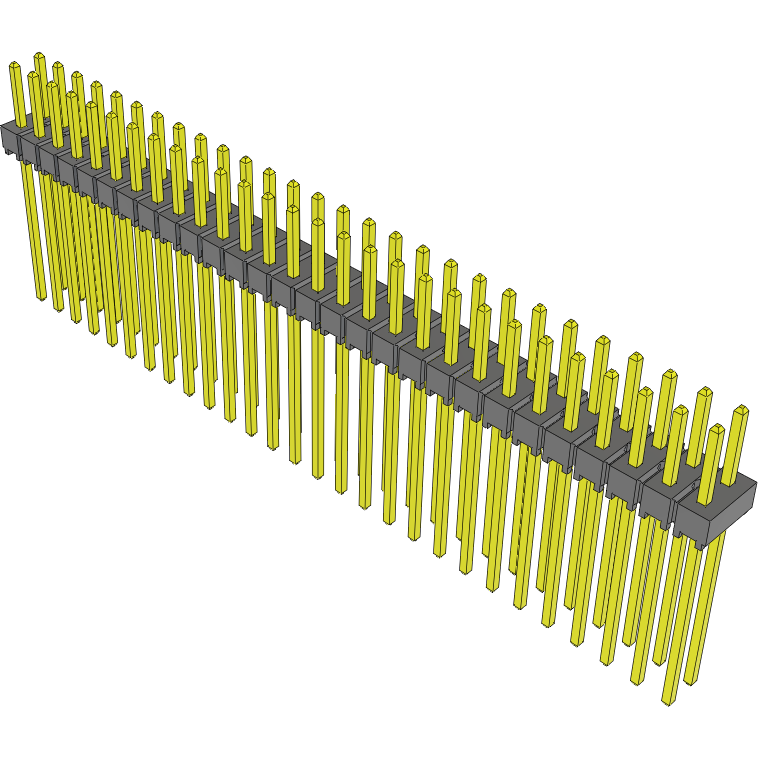 Samtec-TSW-128-11-G-D Piastre connettori e prese PCB Conn Unshrouded Header HDR 56 POS 2.54mm Solder ST Top Entry Thru-Hole Bulk