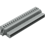 1-Conductor Male Connector, clamping collar, 2.5 mm2, Pin spacing 5 mm, 19-pole