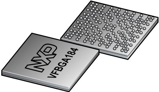 NXP Semiconductors-MCXN547VDFT Microcontrollers - MCUs MCU 32-bit ARM Cortex M33 RISC 2MB Flash 1.8V/2.5V/3.3V 184-Pin VFBGA Tray