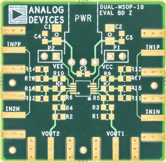 Analog Devices-EVAL-HSAMP-2RMZ-10 증폭기 IC 개발 보드 및 키트 AD746/AD8002/AD8008/AD8012/AD8017 OP Amp Evaluation Board