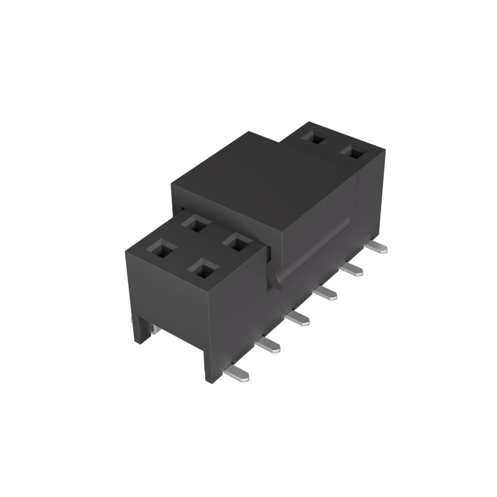 Amphenol Communications Solutions-55510-312TRLF 连接器插头及 PCB 插座 Minitek® 2.00mm, Board to Board Connector, PCB Mounted Receptacle , Vertical , Surface Mount, Double row, 12 Positions, 2.00mm (0.079in) Pitch