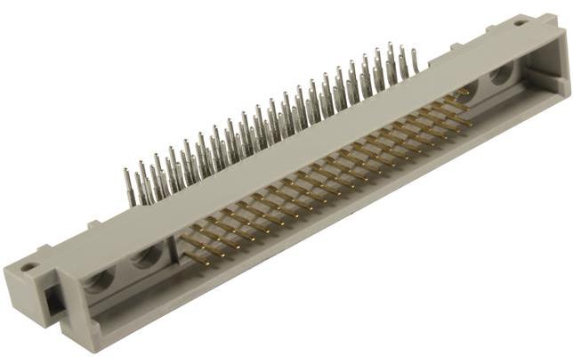 HARTING Technology Group-09031606901 Connector Backplane Conn DIN 41612 M 60Power/4Coaxial POS 7.62mm/2.54mm Solder RA Thru-Hole