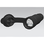 Conn Power RCP 2Power/1Ground POS ST Cable Mount 3 Terminal 1 Port Watertite®