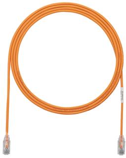 Panduit-UTP28SP5OR null Cable Assembly UTP Patch Cord 1.5m 28AWG RJ-45 to RJ-45 8 to 8 POS PL-PL Crimp-Crimp