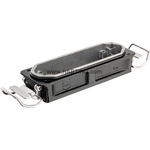 Bulkhead Mount Housing 180° 24B Shell Size Powder Aluminum Die Cast Double Lock Lever