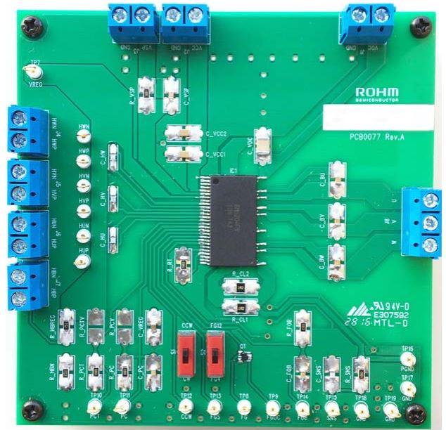 Rohm-BM6205FS-EVK-001 Cartes et kits de développement de gestion de la puissance BM6205FS Motion Motor Control Evaluation Board
