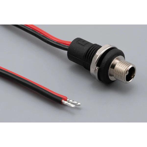 Tensility International-10-03671 Cable Assembly DC Power Cable Assembly 0.28m DC Power Jack 2POS F 18AWG