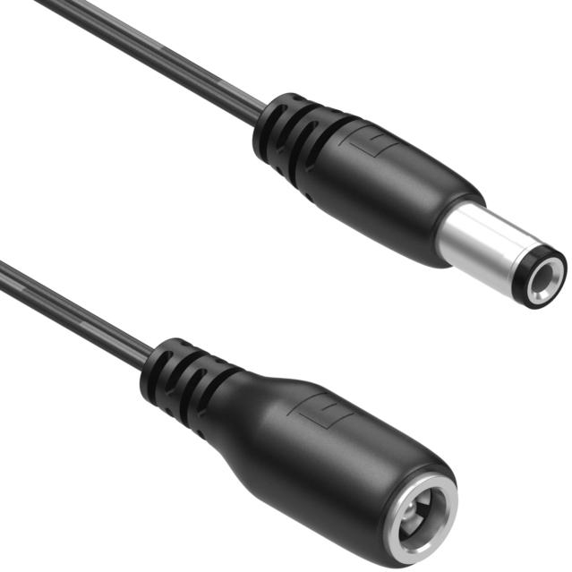 Tensility International-10-02519 Cable Assembly DC Power Cable Assembly DC Power 1.83m DC Power Plug to DC Power Jack 2 to 2POS PL-RCP 24AWG