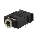 CUI Devices-SJ-3566AN Steckverbinder für Audio und Video Conn 3.5MM Stereo Jack RCP 3 POS Solder RA Thru-Hole 6 Terminal 1 Port