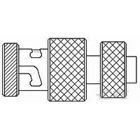TE Connectivity-DK-621-0433R-1S Connector RF Conn Triaxial RA Cable Mount PL
