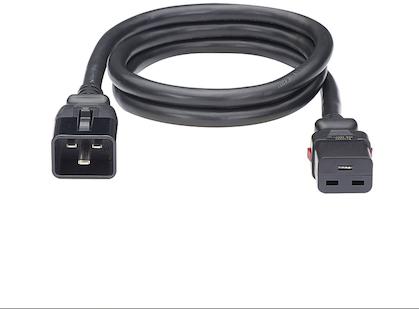 Panduit-LPCB14X Cable Assembly AC Power Cable Assembly 1.828m C20 to C19 3 to 3 POS F-M 15AWG