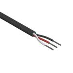 Tensility International-30-00365 Kabel, Mehrleiter Multi-Conductor Cable Polyvinyl Chloride 3Conductors 18AWG 5.7mm 300V Black Polyvinyl Chloride