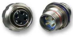 ITT Corporation-MKJ1A7F6-4SA Steckverbinder, rund Conn Circular SKT 23 POS Crimp ST Cable Mount 23 Terminal 1 Port