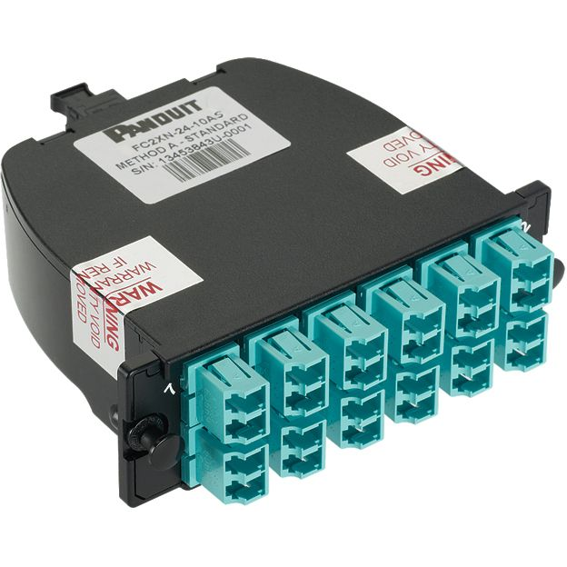 Panduit-FC2XN-24-10U Steckverbinder, LWL OPTICOM 12 AND 24 FIBER LC CASSETTE