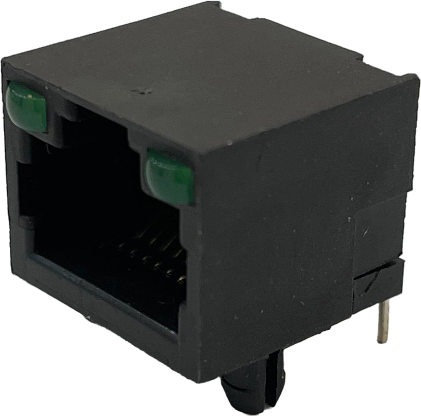 ADAM TECH-MTJ-88ARX1-LV Steckverbinder, Telefon und Telekommunikation Conn RJ-45 F 8 POS 1.02mm Solder RA Thru-Hole 12 Terminal 1 Port