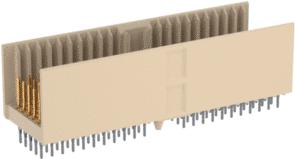 ERNI Electronics-43190 背板连接器 Conn Hard Metric M 110 POS 2mm Press Fit ST Thru-Hole