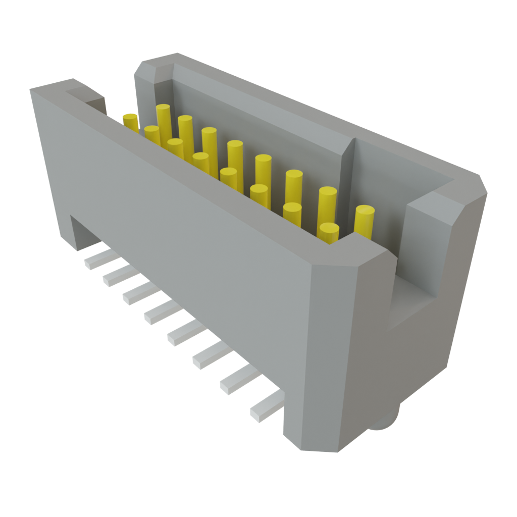 Samtec-TFM-108-02-L-D-A Steckverbinderleisten und Leiterplattenbuchsen Conn Shrouded Header (4 Sides) HDR 16 POS 1.27mm Solder ST Top Entry SMD TIGER EYE™ Tube
