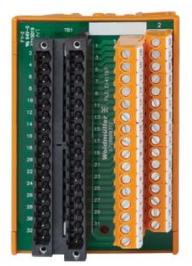Weidmuller-6720000372 Schnittstellenmodule 32 Pole Feed Through Interface Module