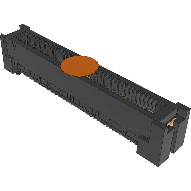 Samtec-HSEC8-137-01-L-DV-A-WT-K Steckverbinder, Kartenrand Conn Card Edge SKT 74 POS 0.8mm Solder ST SMD EDGE RATE™ Tray