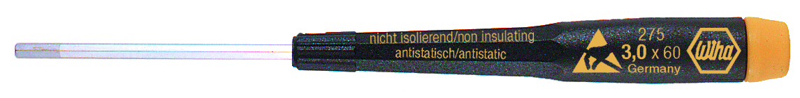 Wiha Tools USA-27507 Screwdrivers Application Tools, Precision ESD Safe Hex Metric Screwdriver