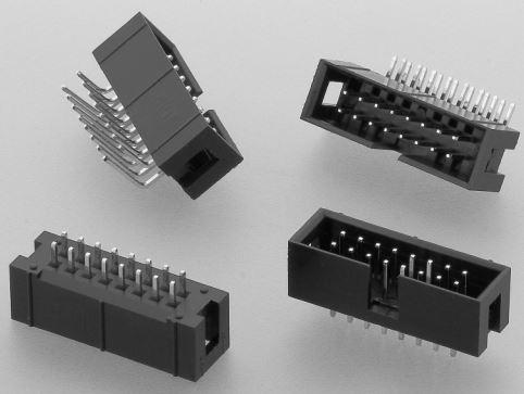 W+P PRODUCTS GmbH-137-06-1-00 Steckverbinderleisten und Leiterplattenbuchsen Conn Shrouded Header HDR 6 POS 2.54mm Solder ST Thru-Hole