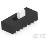 TE Connectivity-2-1825010-0 Interruttore a slitta Switch Slide 4PDT Top Slide 0.3A 115VAC J-Lead SMD Tube