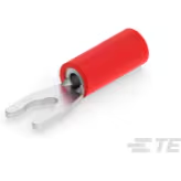 TE Connectivity-53240-2 Steckverbinderanschlüsse Spring Spade Terminal 16-22AWG Brass Red 20.6mm Tin T/R