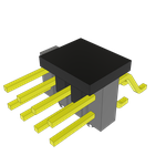 Conn Unshrouded Header HDR 8 POS 2.54mm Solder RA Side Entry SMD T/R