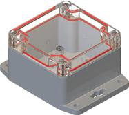 Serpac Electronic Enclosures-RBF33P06C16G Kästen, Gehäuse und Gestelle Clear/Gray Polycarbonate Flange Mount Watertight Electronic Enclosure	 <h4><strong>CALIFORNIA&nbsp;PROPOSITION</strong> ⚠️<strong>65&nbsp;WARNING</strong>⚠️</h4>