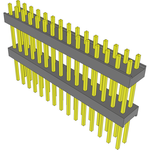 Conn Board Stacker HDR 30 POS 2.54mm Solder ST Top Entry Thru-Hole Bulk