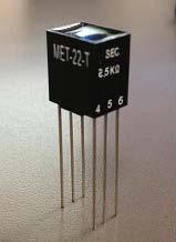 Triad Magnetics-MET-22-T Audiotransformator Audio Transformer 1:1 1000Vrms 280Ohm Prim. DCR 350Ohm Sec. DCR 6 Terminal Pin Thru-Hole