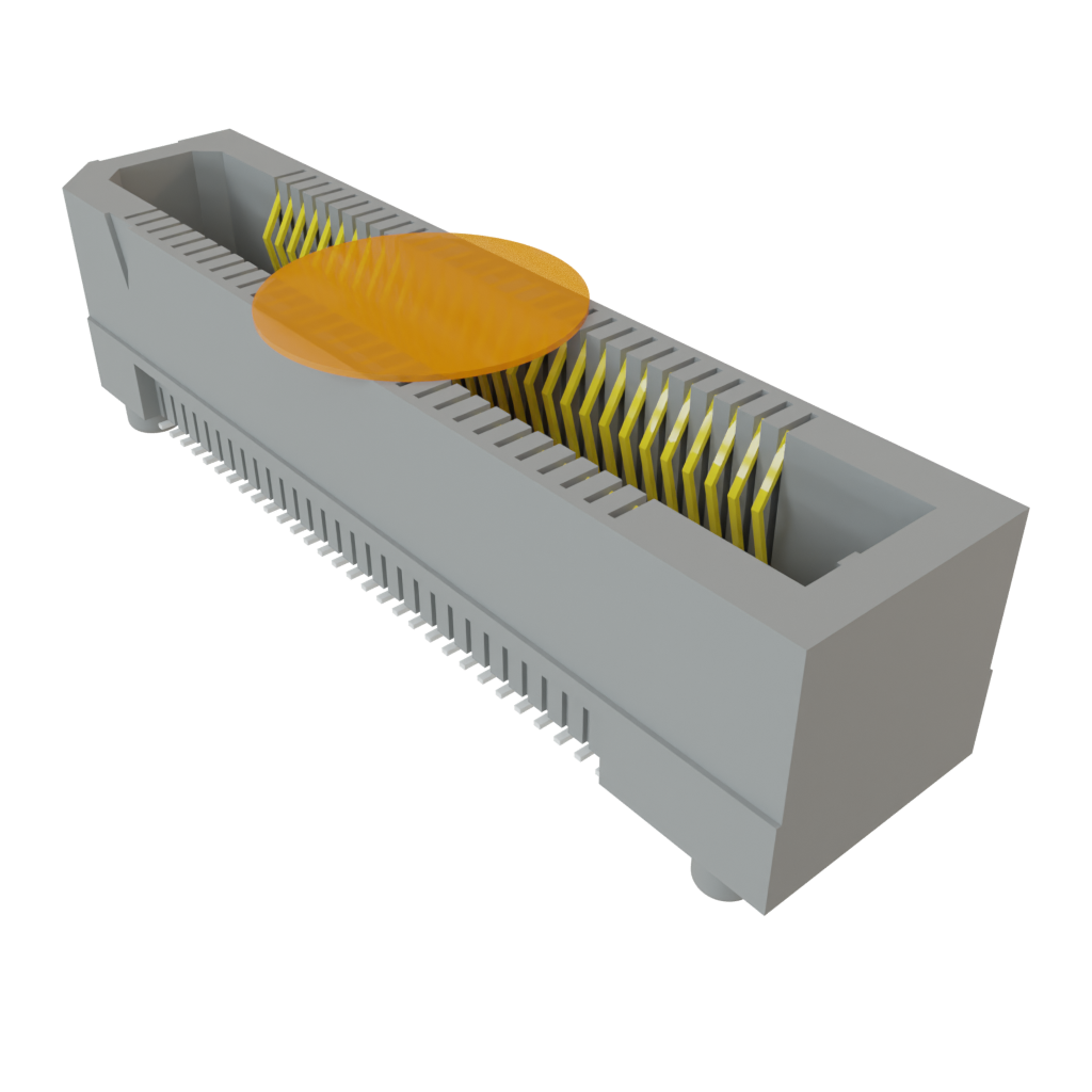 Samtec-ERF5-030-05.0-L-DV-K-TR Cabezales del conector y receptáculos PCB Conn High Speed Socket Strip SKT 60 POS 0.5mm Solder ST Top Entry SMD Edge Rate® T/R