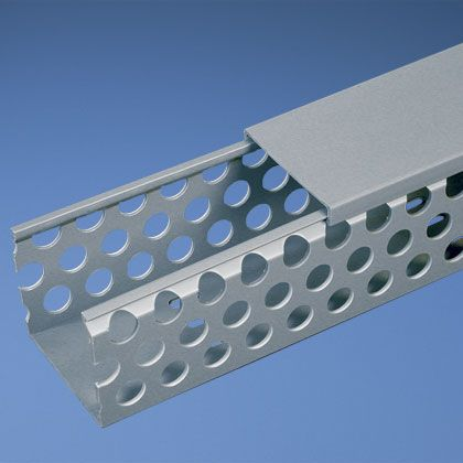 Panduit-D1X4LG6 Verdrahtungskanäle Wiring Ducts Round Hole Rectangular without Cover Screw Polyvinyl Chloride Light Gray