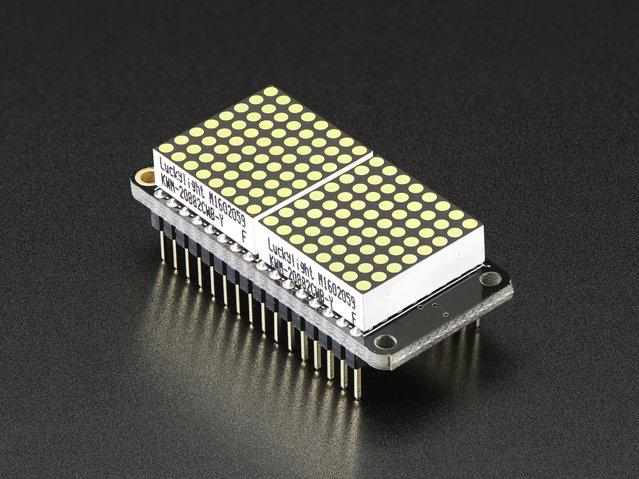Adafruit Industries-3149 Entwicklungssätze und Werkzeuge HT16K33 LED Display Dot Matrix Development Board