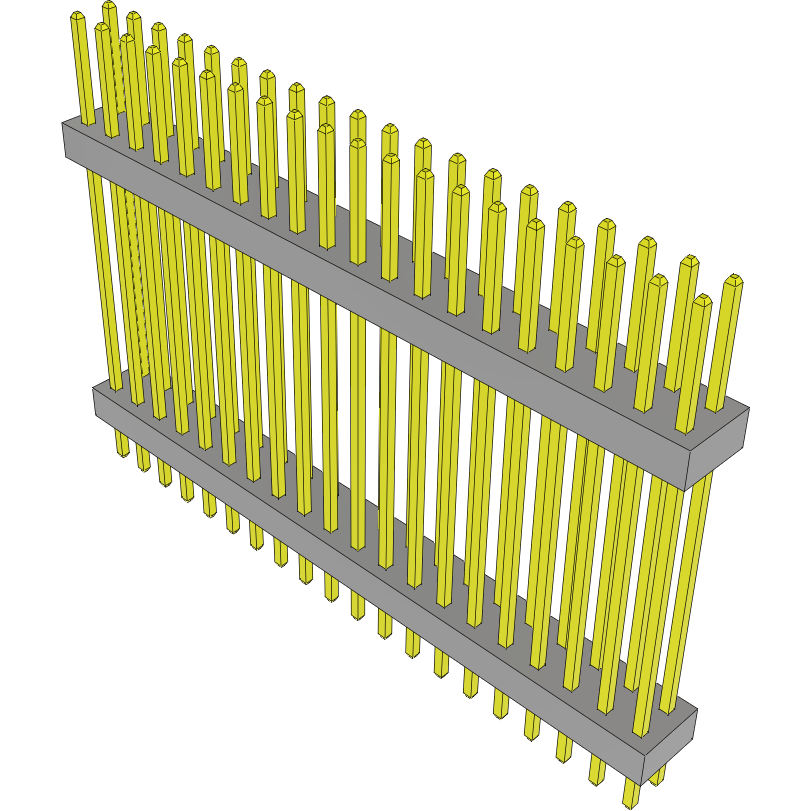 Samtec-TW-20-12-L-D-750-120 Connector Headers and PCB Receptacles Conn Board Stacker HDR 40 POS 2mm Solder ST Top Entry Thru-Hole Bulk
